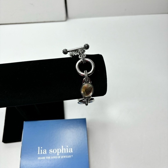 LIA SOPHIA Epiphany Genuine Abalone Pearl Bracelet - Picture 3 of 8